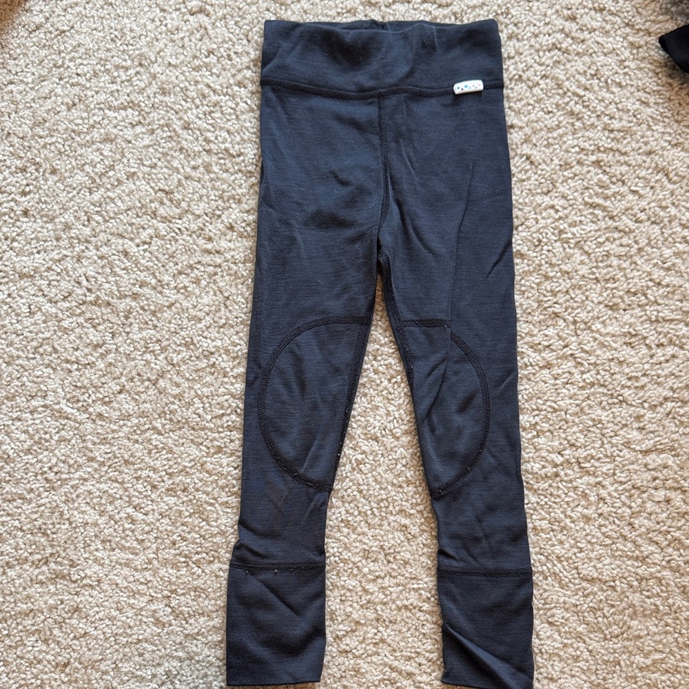 Superlove Merino - Kids merino wool leggings (dark grey) 2-4 years